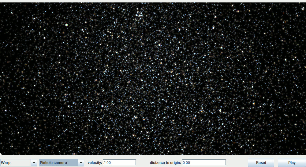 JRelStarFlight at 2c: a denser, brighter, noticeably bluer star field